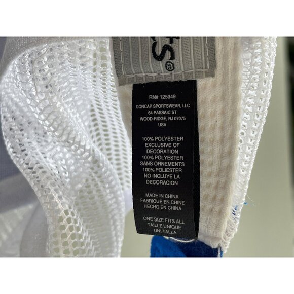 Y2K Bud Light NFL Trucker Hat One Size Blue White Adjustable Mesh Back - Picture 6 of 7